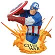 Marvel Universe Civil War Captain America Bust              